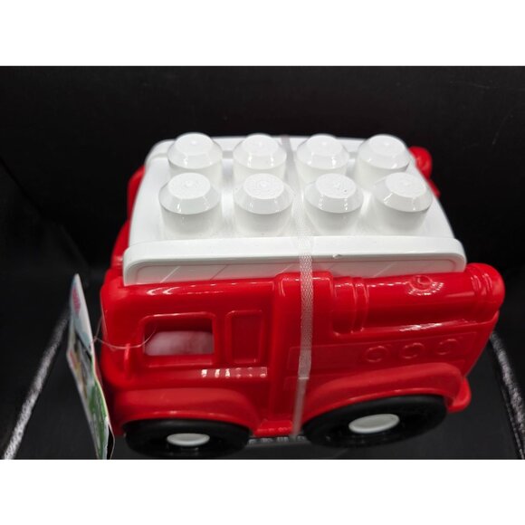 Mega Bloks Block Buddies Freddy Firetruck Toy 6 Pieces Age 1+ FSC Eco-Friendly P - Picture 2 of 9